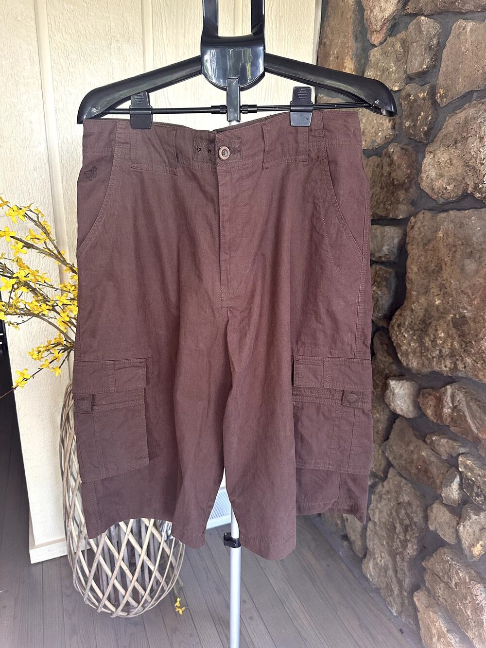 Rocawear Brown Everyday Cargo Shorts 🤎 Size 34